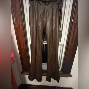 Abercrombie & Fitch Vegan Leather Trousers